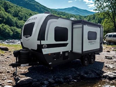 2026 Forest River Rockwood Geo Pro — rear three-quarter view
