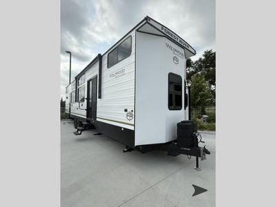 2026 Forest River RV Wildwood Lodge — front three-quarter view