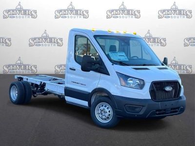 2026 Ford Transit-350 Base in White — front three-quarter view
