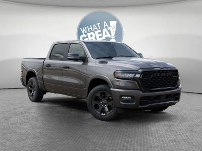 2026 RAM 1500 Big Horn/Lone Star in Granite Crystal Metallic Clear-Coat Exterior Paint — front three-quarter view