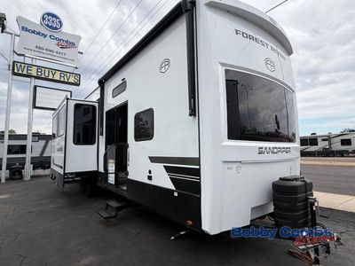 2026 Forest River RV Sandpiper Destination Trailers — front three-quarter view