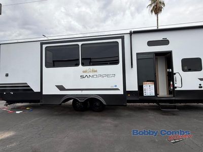 2026 Forest River RV Sandpiper Destination Trailers — rear three-quarter view