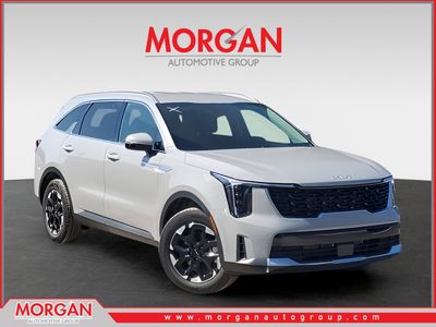 2026 Kia Sorento S in Gray — front three-quarter view