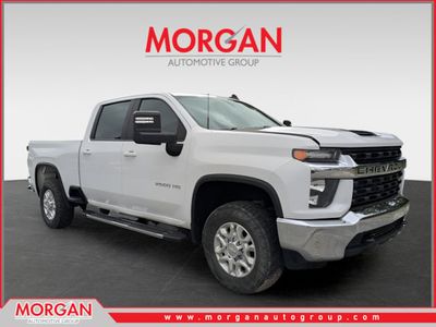 2022 Chevrolet Silverado 2500HD LT in White — front three-quarter view