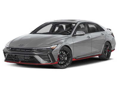 2026 Hyundai ELANTRA N Base in Cyber Gray — front three-quarter view