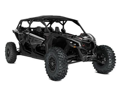2026 Can-Am Maverick X3 Max X RS Turbo RR With Smart-Shox — front three-quarter view