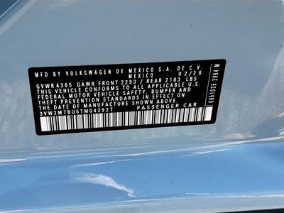 2026 Volkswagen Jetta GLI — photo 41 view
