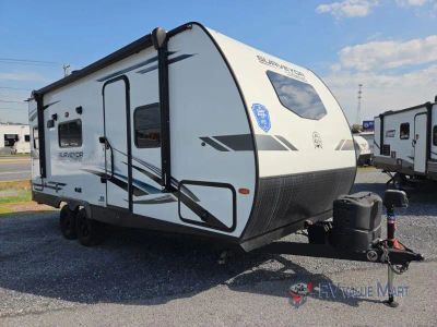 2022 Forest River RV Surveyor Legend — front three-quarter view
