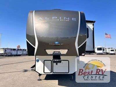 2025 Keystone RV Alpine Avalanche Edition — rear three-quarter view