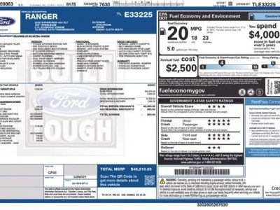 2026 Ford Ranger — interior view