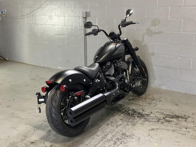 2025 Indian Motorcycle Chief Bobber Dark Horse Black Smoke — engine compartment view