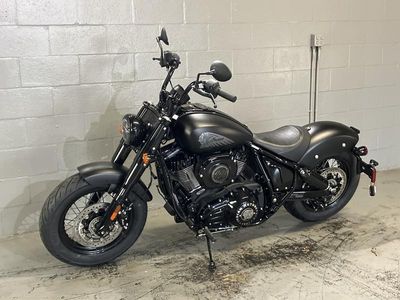 2025 Indian Motorcycle Chief Bobber Dark Horse Black Smoke — interior view