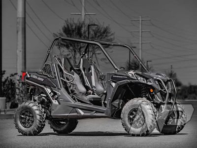 2025 Can-Am Maverick Trail DPS 700 — rear three-quarter view