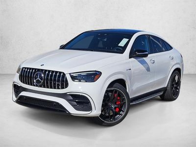2026 Mercedes-Benz AMG GLE 63 AMG &reg; GLE 63 S 4MATIC+ &reg; Coupe in Polar White — front three-quarter view