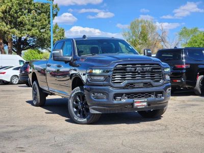 2026 RAM 2500 RAM 2500 BIG HORN CREW CAB 4X4 8' BOX in Forged Blue Metallic Exterior Paint — front three-quarter view