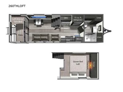 2024 Dutchmen RV Aspen Trail Loft — side profile view