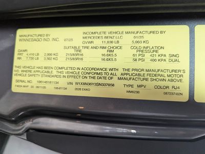 2026 Winnebago Ekko Sprinter — photo 10 view