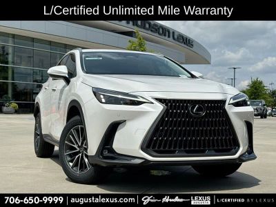 2024 Lexus NX 250 Premium L/CERTIFIED in Eminent White Pearl — front three-quarter view