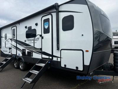 2025 Forest River RV Flagstaff Super Lite — front three-quarter view