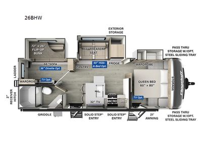 2025 Forest River RV Flagstaff Super Lite — side profile view