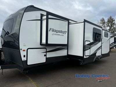 2025 Forest River RV Flagstaff Super Lite — rear three-quarter view