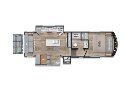 2026 Alliance RV Avenue All-Access — engine compartment view