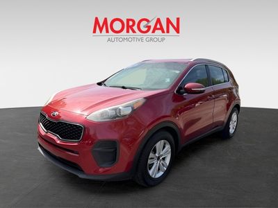 2018 Kia Sportage — rear three-quarter view