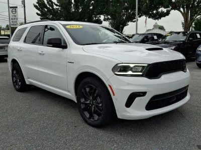 2023 Dodge Durango R/T Plus AWD in White Knuckle Clearcoat — front three-quarter view