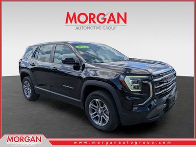 2025 GMC Terrain FWD Elevation in Ebony Twilight Metallic — front three-quarter view