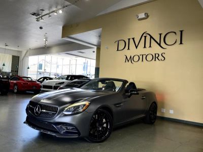 2017 Mercedes-Benz SLC Series in Gray — front three-quarter view