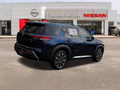 2026 Nissan Pathfinder — rear three-quarter view