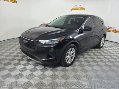 2024 Ford Escape Active in Agate Black Metallic — front three-quarter view