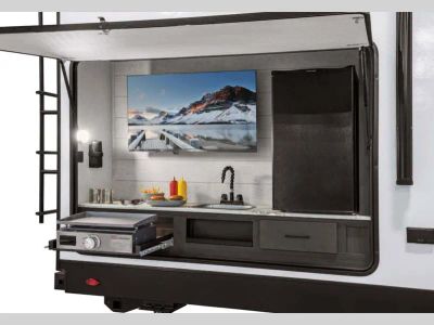 2027 Venture RV SportTrek — engine compartment view
