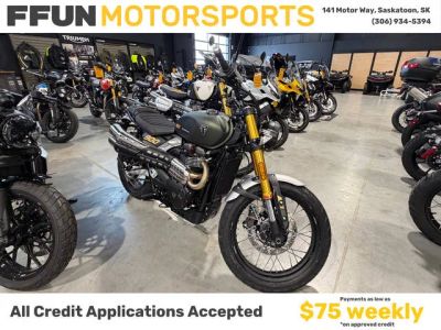 2026 Triumph SCRAMBLER 900 — front three-quarter view