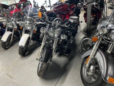 2009 Harley-Davidson® Fat Boy — front three-quarter view