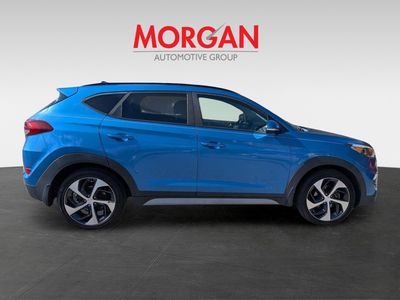 2018 Hyundai Tucson — rear three-quarter view