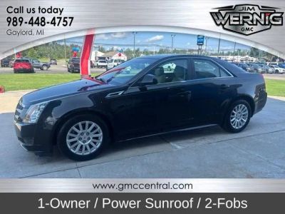 2011 Cadillac CTS Luxury in Black Raven — front three-quarter view