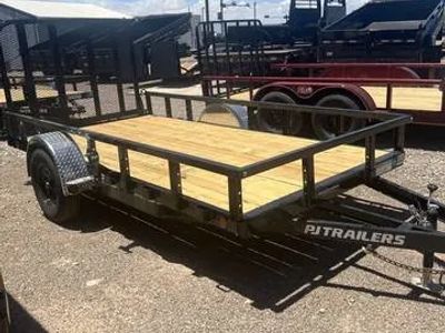 2026 PJ Trailers U2121 — front three-quarter view