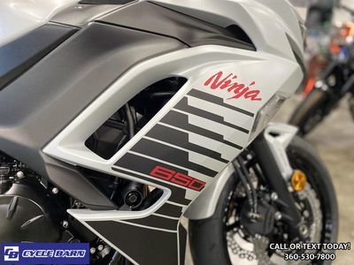 2026 Kawasaki Ninja 650 ABS — rear three-quarter view