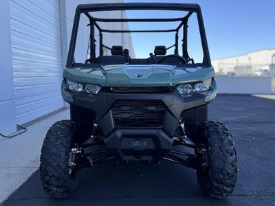 2025 Can-Am Defender MAX DPS HD7 Compass Green — rear three-quarter view