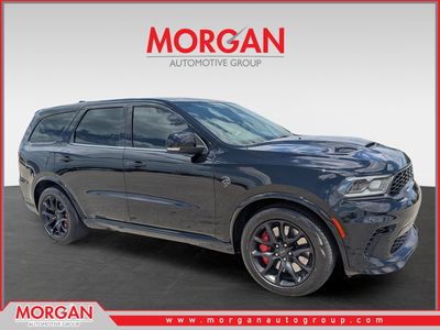 2023 Dodge Durango SRT Hellcat Plus in DB Black Clearcoat — front three-quarter view