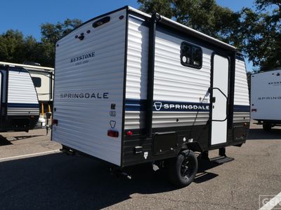 2026 Keystone Springdale Mini — rear three-quarter view