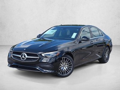 2026 Mercedes-Benz C-Class C 300 Sedan in Black — front three-quarter view