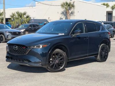 2022 Mazda CX-5 2.5 Turbo in Blue — front three-quarter view