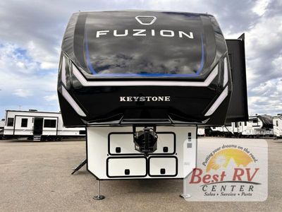2026 Keystone RV Fuzion — rear three-quarter view