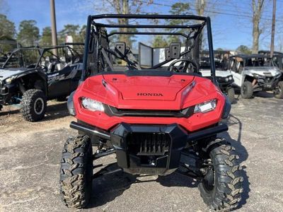 2025 Honda Pioneer 1000-6 Deluxe Crew — rear three-quarter view