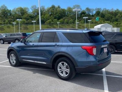 2020 Ford Explorer — rear three-quarter view
