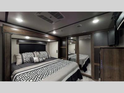 2019 CrossRoads RV Cameo — engine compartment view