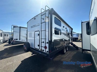 2025 Forest River RV Flagstaff Micro Lite — rear three-quarter view