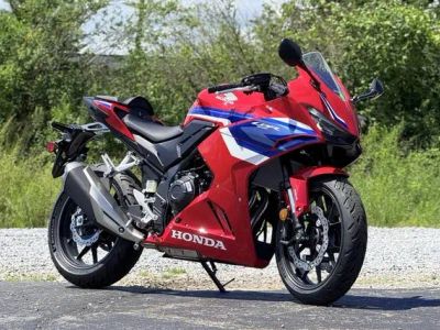 2025 Honda® CBR500R — front three-quarter view